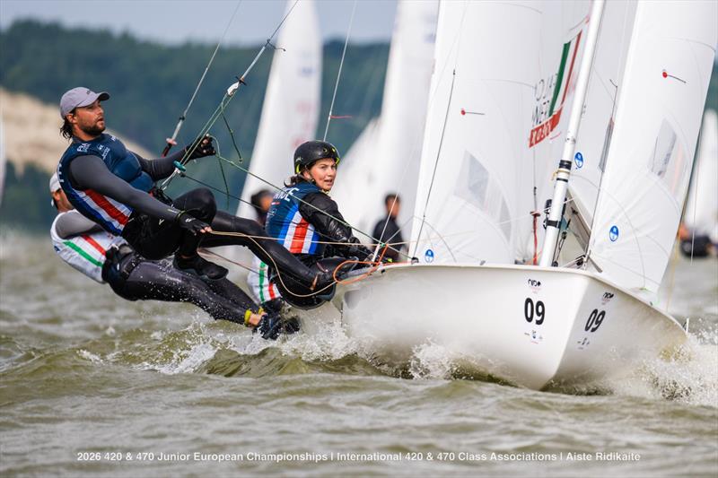 470 and 420 Junior European Championship 2026 at Nida, Lithuania - Day 5 - photo © Aiste Ridikaite
