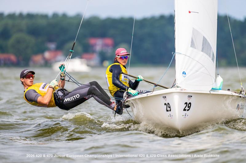 470 and 420 Junior European Championship 2026 at Nida, Lithuania - day 6 - photo © Aiste Ridikaite
