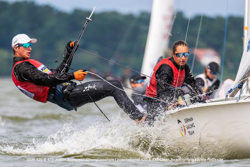 470 and 420 Junior European Championship 2026 at Nida, Lithuania - day 6 - photo © Aiste Ridikaite
