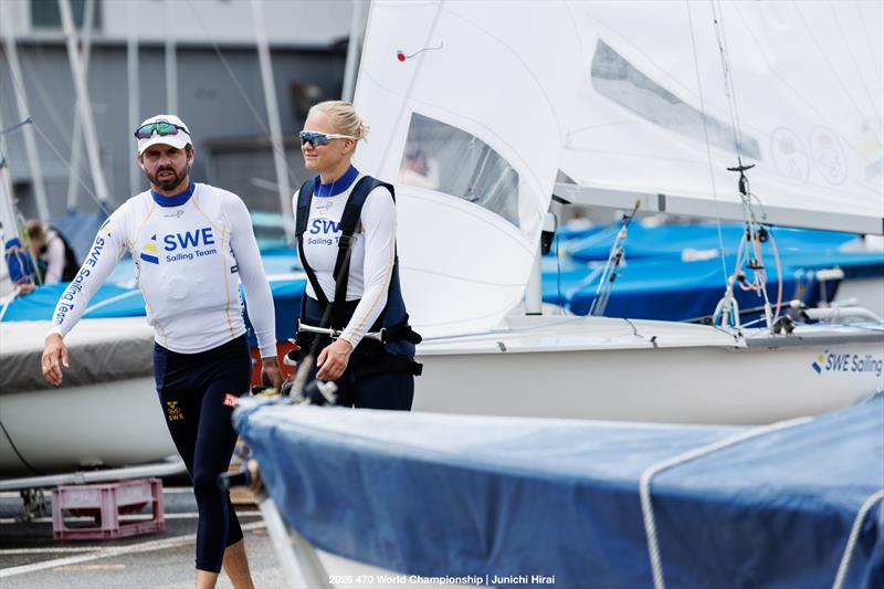 470 World Championship 2026 in Enoshima - practice racing - photo © Junichi Hirai / 470 Worlds 2026