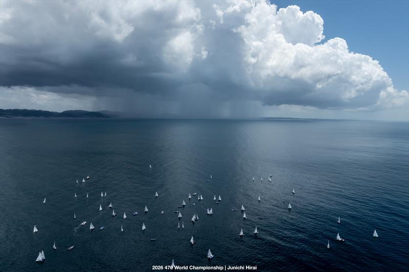 470 World Championship 2026 in Enoshima - practice racing - photo © Junichi Hirai / 470 Worlds 2026