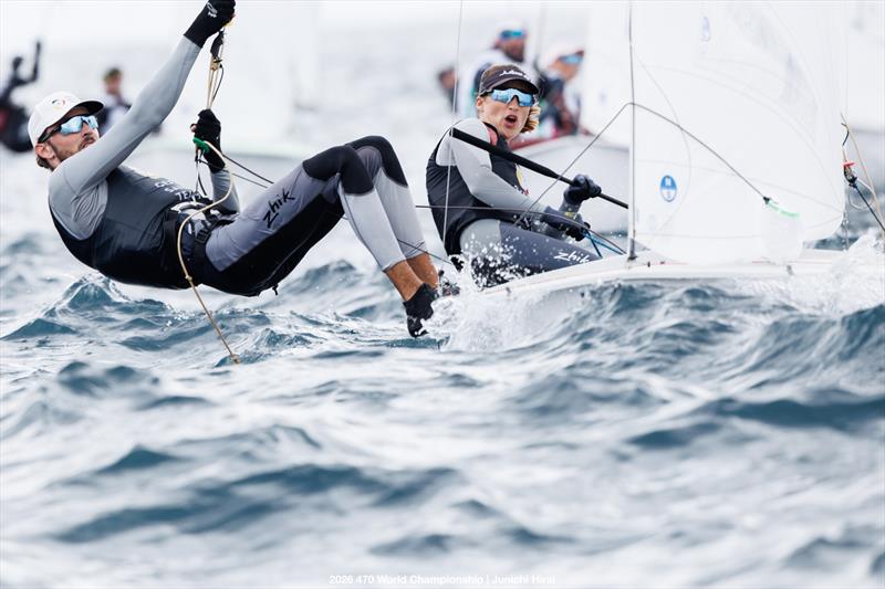 470 World Championship 2026 in Enoshima - Day 4 - photo © Junichi Hirai / 470 Worlds 2026