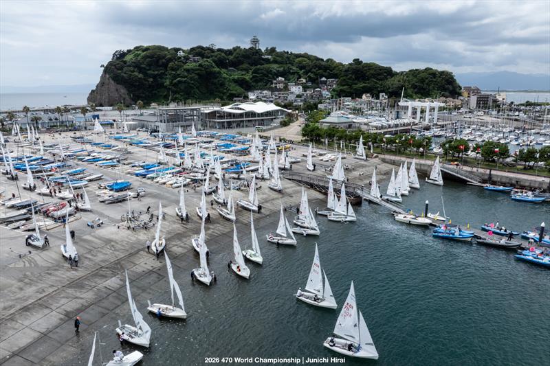 470 World Championship 2026 in Enoshima - Day 4 - photo © Junichi Hirai / 470 Worlds 2026