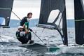 Jack Ferguson and Max Paul (49er) competing at 49er, 49erFX & Nacra 17 World Championships in Hubbards, NS, Canada © Beau Outteridge