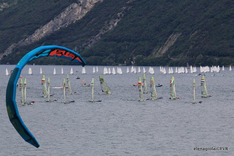Eurosaf Champions Sailing Cup Leg 2 at Lake Garda day 4 photo copyright Elena Giolai taken at Fraglia Vela Riva and featuring the 49er class