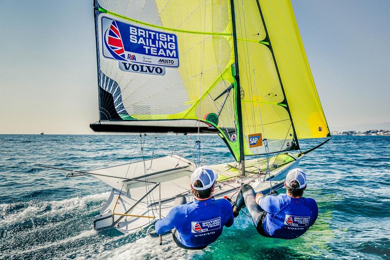 Dylan Fletcher and Stu Bithell in their 49er - photo © British Sailing Team