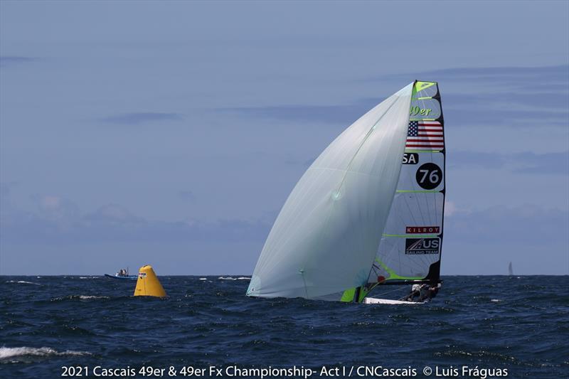 Cascais 49er & 49erFx Championship day 3 - photo © Luis Fráguas