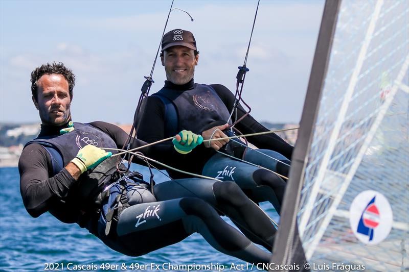 Cascais 49er & 49erFx Championship day 5 - photo © Luis Fráguas