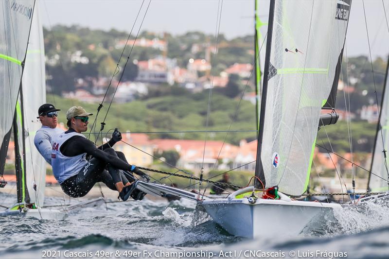 Cascais 49er & 49erFx Championship final day - photo © Luis Fráguas