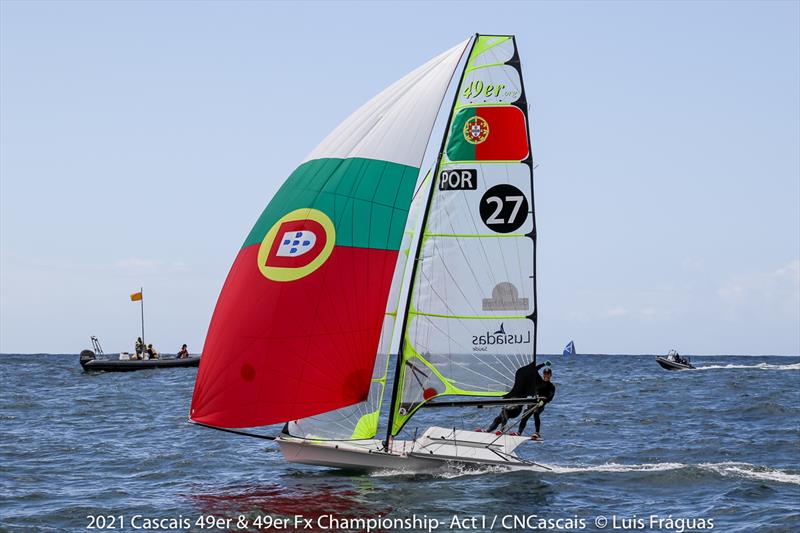 Cascais 49er & 49erFx Championship final day - photo © Luis Fráguas