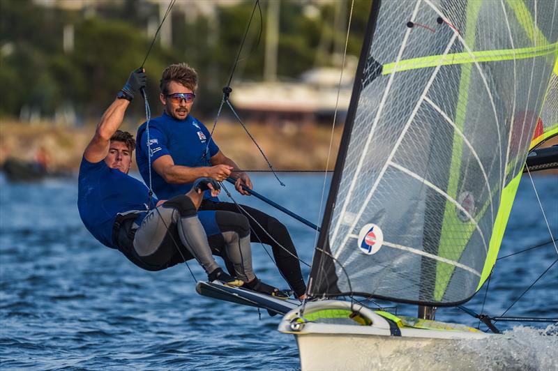 Chris Taylor and Rhos Hawes photo copyright Anna Suslova taken at  and featuring the 49er class