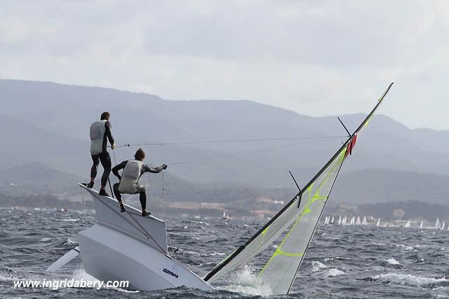 Semaine Olympique Francaise day 3 photo copyright Ingrid Abery / www.ingridabery.com taken at  and featuring the 49er class