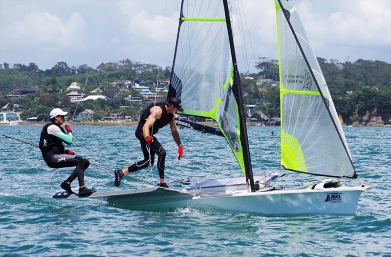 Gilmour David Gilmour and Joel TurnerTurner - Oceanbridge NZL Sailing Regatta 2018 - photo © David Sygall