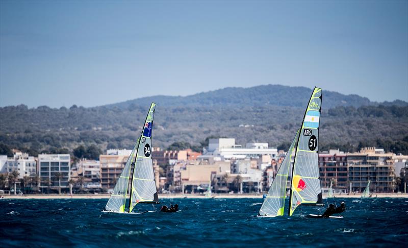 49er - Day 3 - 49th Trofeo Princesa Sofia Iberostar, Palma, Spain photo copyright Tomas Moya / Sailing Energy / Iberostar taken at  and featuring the 49er class