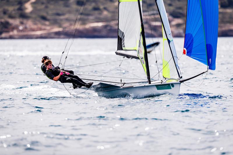 49th Trofeo Princesa Sofia Iberostar, Day 5, April 6, 2018 photo copyright Tomas Moya / Sailing Energy / Trofeo Princesa Sofia Iberostar taken at  and featuring the 49er class