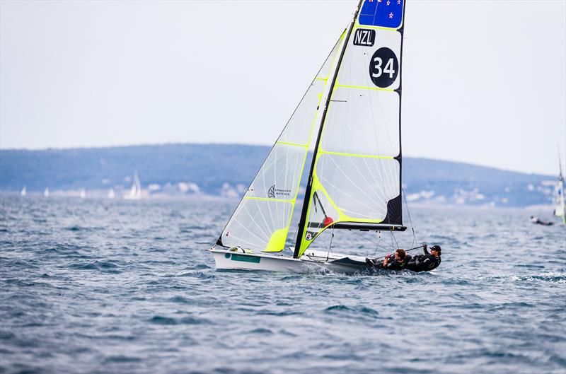 49er (NZL) - Medal race - 49th Trofeo Princesa Sofia Iberostar, April 7, 2018 - photo © Tomas Moya / Sailing Energy / Trofeo Princesa Sofia Iberostar