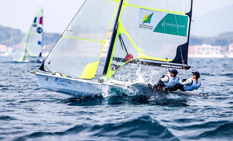 David Gilmour and Joel Turner - 2018 World Cup Series Hyeres - photo © Jesus Renedo / Sailing Energy