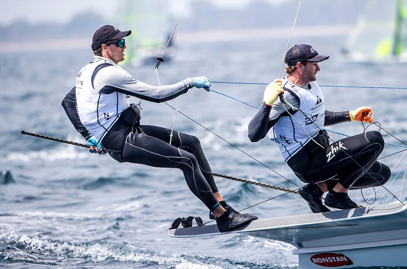 David Gilmour and Joel Turner - World Cup Series Hyères - Day 3 photo copyright Jesus Renedo / Sailing Energy taken at  and featuring the 49er class