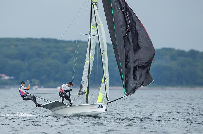  Isaac McHardie / William McKenzie (NZL) - 49er - Hempel Sailing World Championships - Day 5 - Aarhus, Denmark - photo © Sailing Energy / World Sailing