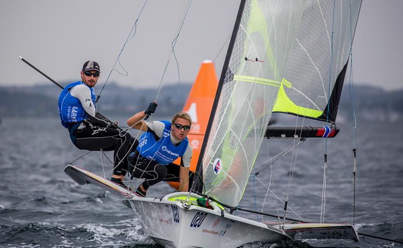 Zhik NZ are supporters of the NZL Sailing Team at the 2018 Hempel Sailing World Championships and 2020 Olympic Qualifier, Aarhus, Denmark photo copyright Sailing Energy taken at  and featuring the 49er class