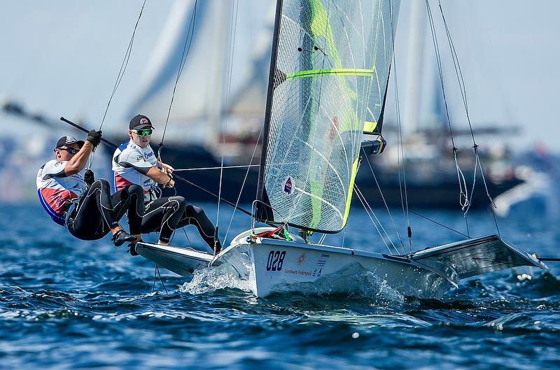 Isaac McHardie / William McKenzie (NZL) - 49er - Day 8 - Hempel Sailing World Championships 2018 - Aarhus, Denmark, August 2018 photo copyright Sailing Energy / World Sailing taken at  and featuring the 49er class