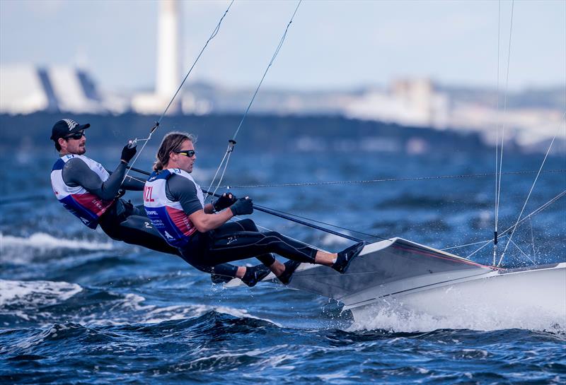 - Day 10 - Hempel Sailing World Championship, Aarhus, Denmark - August 2018 photo copyright Sailing Energy / World Sailing taken at  and featuring the 49er class