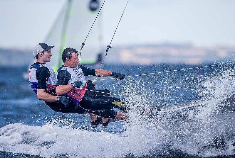 49er - Day 10 - Hempel Sailing World Championships, Aarhus, Denmark, August 10, 2018 - photo © Sailing Energy / World Sailing