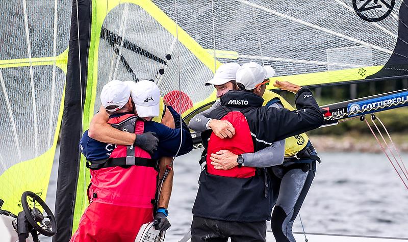 Fantela brothers (CRO) - 49er - Day 11 - Hempel Sailing World Championships, Aarhus, Denmark, August 2018 - photo © Sailing Energy / World Sailing