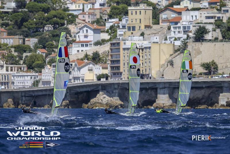 2018 49er, 49erFX & Nacra 17 Junior World Championships - photo © Pierick Jeannoutot