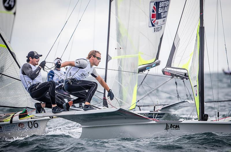  (NZL) - Sailing World Cup - Enoshima - Day 2 - September 12, 2018 photo copyright Jesus Renedo / Sailing Energy taken at  and featuring the 49er class