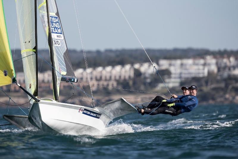 Nacra 17, 49er and 49erFX European Championship photo copyright Lloyd Images / RYA taken at Weymouth & Portland Sailing Academy and featuring the 49er class