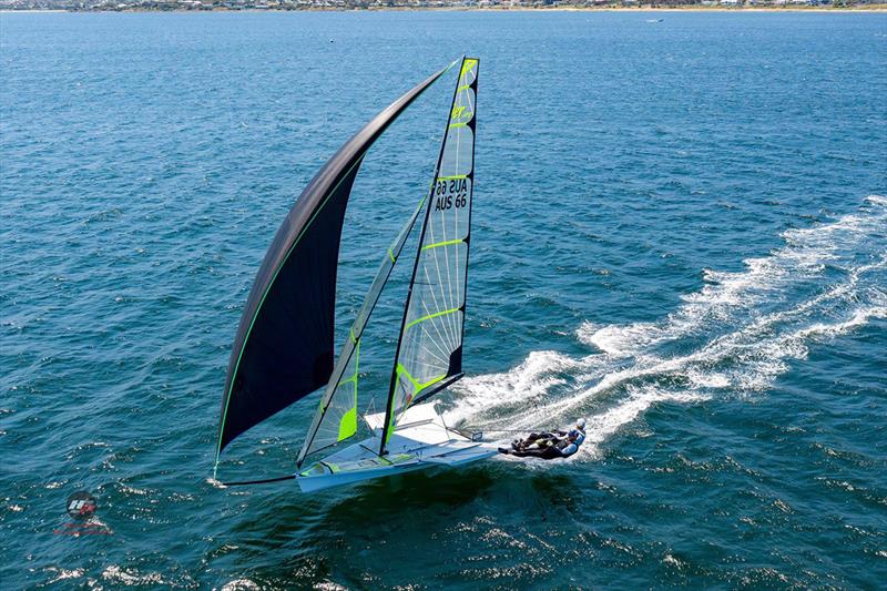 Will and Sam Phillips Zhik Australian 49er winners - 2019 Zhik 9er Australian Championship photo copyright Hartas Productions taken at Royal Yacht Club of Tasmania and featuring the 49er class