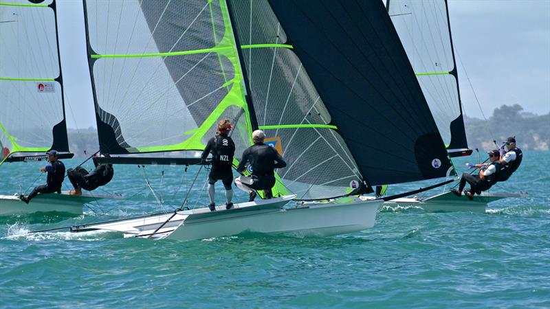 49er - Oceanbridge NZL Sailing Regatta - Day 2 - February 2 - photo © Richard Gladwell