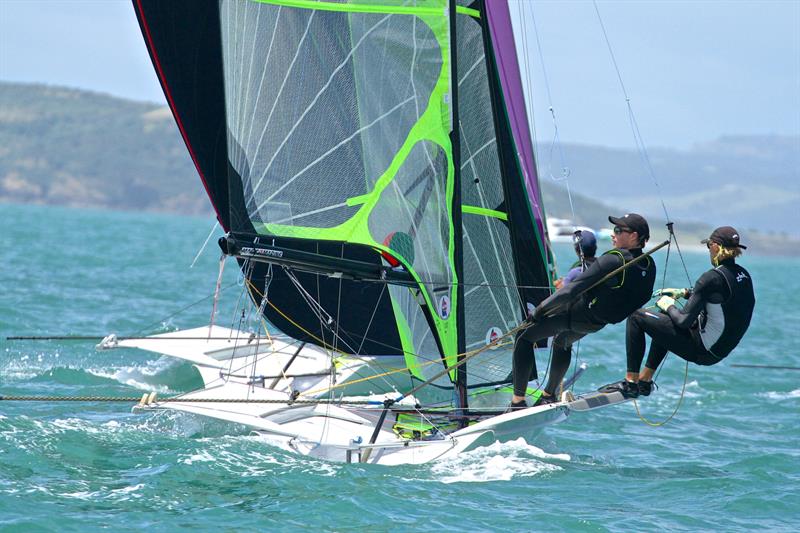 49er - Oceanbridge NZL Sailing Regatta - Day 2 - February 2 - photo © Richard Gladwell