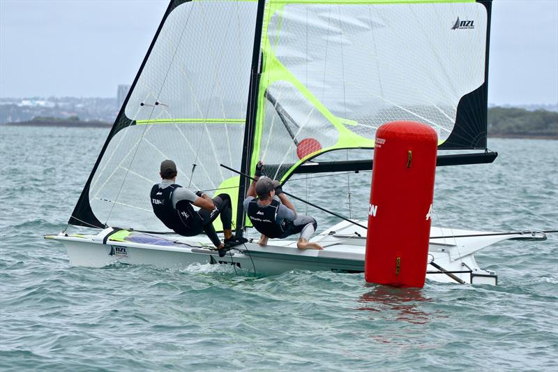 Peter Burling and Blair Tuke - 49er - Oceanbridge NZL Sailing Regatta - Day 2 - February 2 photo copyright Richard Gladwell taken at Royal Akarana Yacht Club and featuring the 49er class