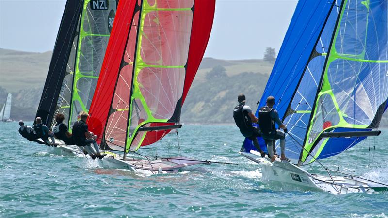 49er - Oceanbridge NZL Sailing Regatta - Day 2 - February 2 - photo © Richard Gladwell