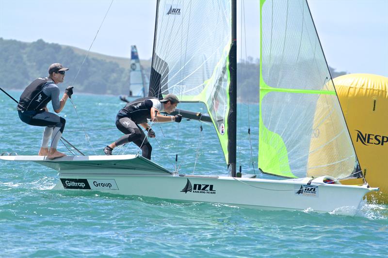 Peter Burling and Blair Tuke - 49er - Oceanbridge NZL Sailing Regatta - Day 2 - February 2 - photo © Richard Gladwell