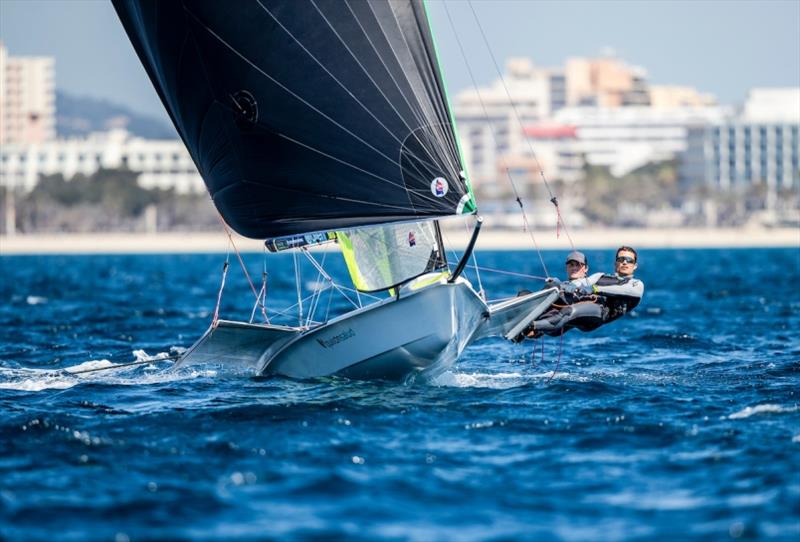 Trofeo Princesa Sofía Iberostar photo copyright Jesus Renedo / Sailing Energy / Trofeo Princesa Sofia IBEROSTAR taken at Real Club Náutico de Palma and featuring the 49er class