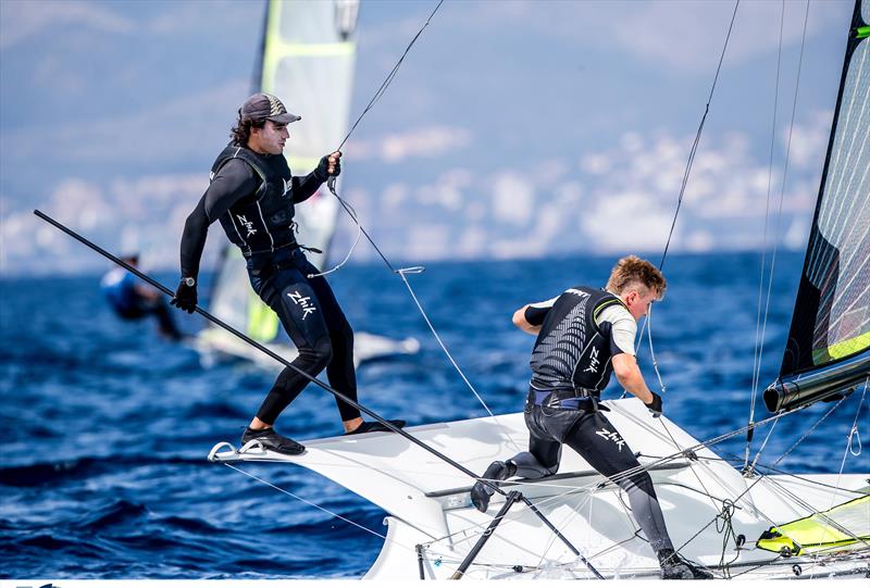 Josh Porebski - 49er - NZL Sailing Team - Trofeo Princesa Sofia Iberostar - Day 2 - April 2, 2019 photo copyright Sailing Energy taken at Real Club Náutico de Palma and featuring the 49er class