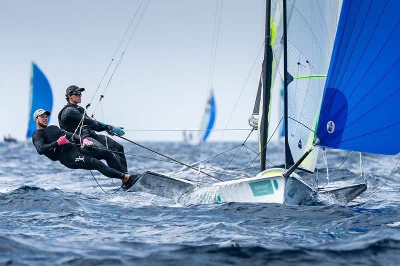 David and Lachy Gilmour are the lead Australian 49er crew  - Princess Sofia Trophy 2019 - photo © Beau Outteridge