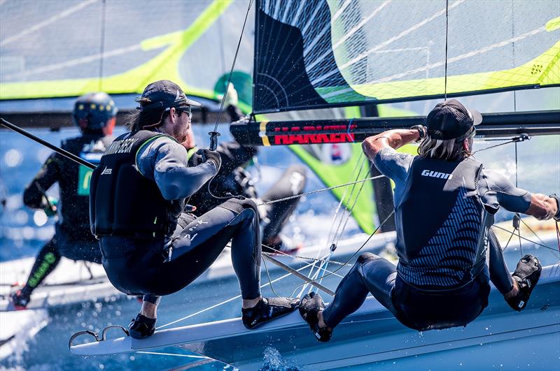 Logan Dunning-Beck and Oscar Gunn -49er - NZL Sailing Team - Trofeo Princesa Sofia Iberostar - Day 4 - April 4, 2019 - photo © Sailing Energy