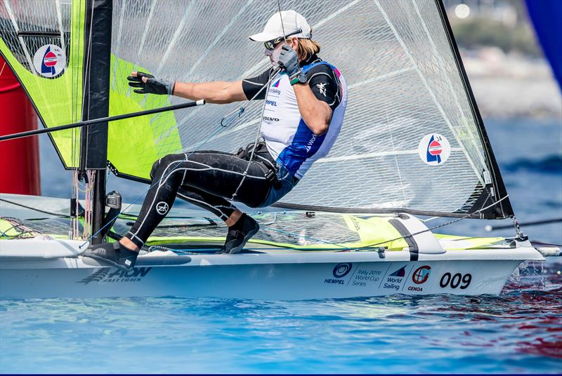 Oscar Gunn - NZL - Hempel Sailing World Cup - Genoa - April 2019 - photo © Jesus Renedo / Sailing Energy
