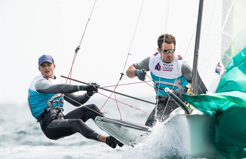 Day 4 of the Volvo Nacra 17, 49er and 49er FX European Championship photo copyright Drew Malcolm taken at Weymouth & Portland Sailing Academy and featuring the 49er class