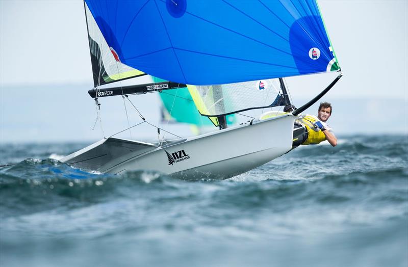 Peter Burling and Blair Tuke  (NZL) - 49er European Championship - Weymouth - Day 4 photo copyright Lloyd Images / www.lloydimages.com taken at Weymouth & Portland Sailing Academy and featuring the 49er class