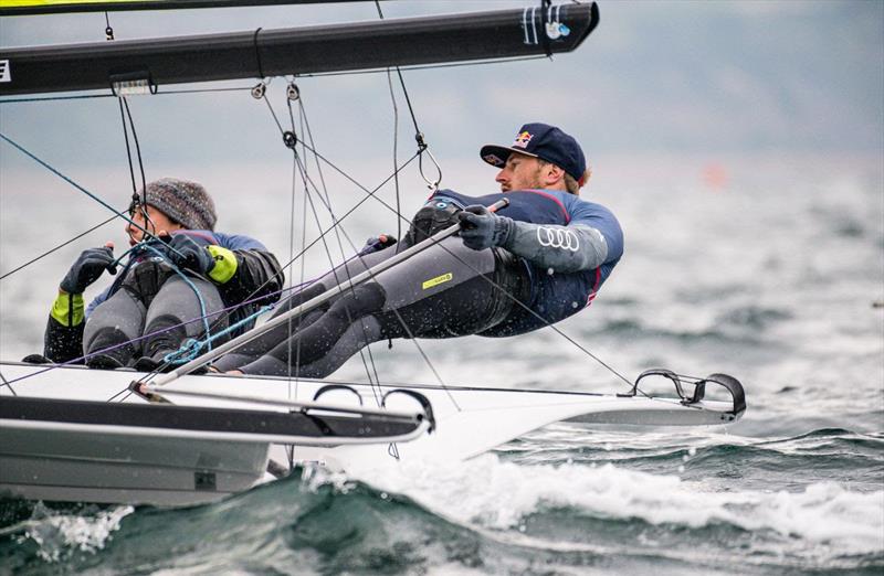 Day 5 of the Volvo Nacra 17, 49er and 49er FX European Championship photo copyright Drew Malcolm taken at Weymouth & Portland Sailing Academy and featuring the 49er class