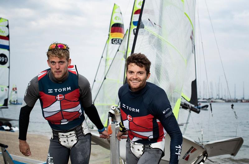 Day 6 of the Volvo Nacra 17, 49er and 49er FX European Championship photo copyright Drew Malcolm taken at Weymouth & Portland Sailing Academy and featuring the 49er class