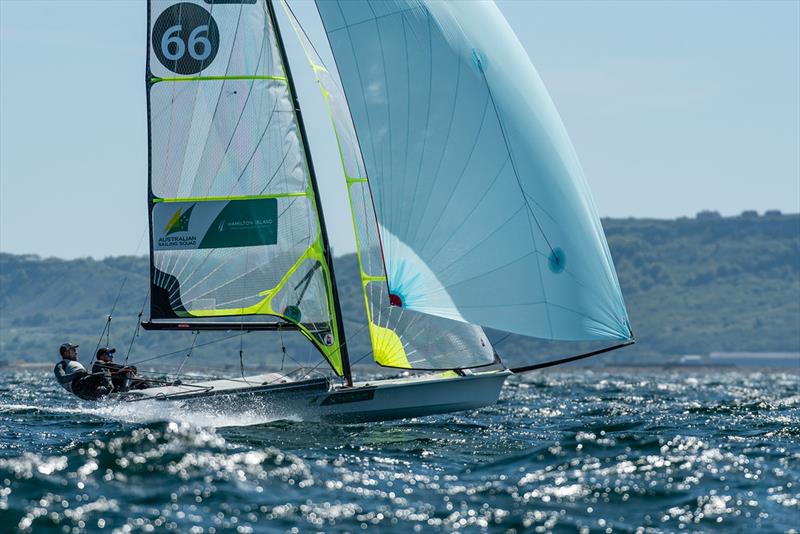 Will and Sam Phillips are in fine form - 2019 49er, 49erFX and Nacra 17 European Championships - photo © Drew Malcolm