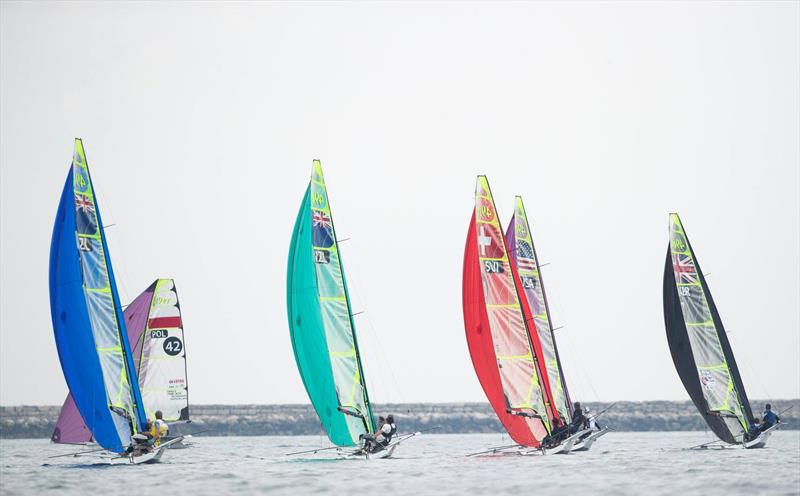 Day 7 - European 49er Championships  - Weymouth, May 19,  2019 photo copyright Lloyd Images taken at Weymouth & Portland Sailing Academy and featuring the 49er class