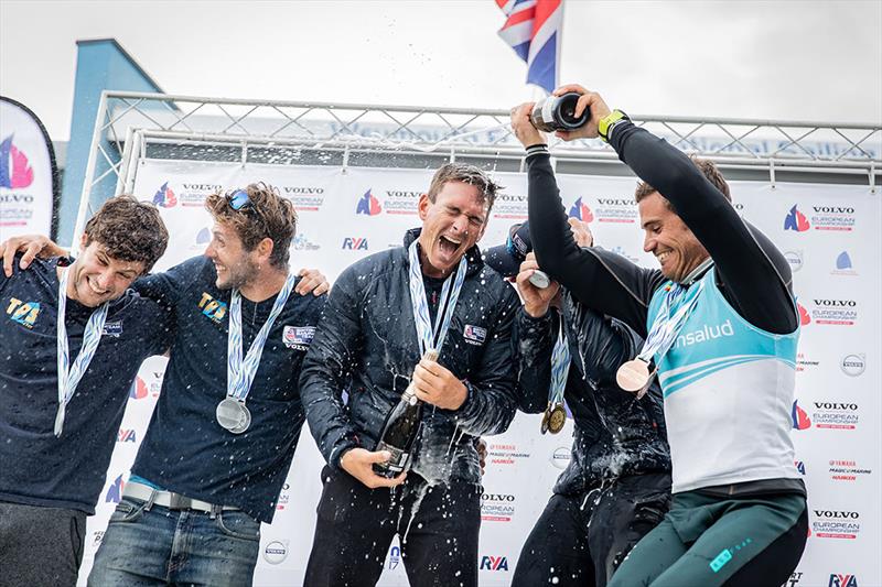 Volvo 49er, 49erFX, Nacra 17 European Championship 2019 photo copyright Nick Dempsey / RYA taken at Weymouth & Portland Sailing Academy and featuring the 49er class