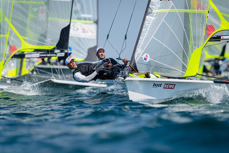 The Croatians Sime and Mihovil Fanlela are the reigning world champions of the 49er class - at Kiel Week part 2 - photo © Kiel Week / Sascha Klahn